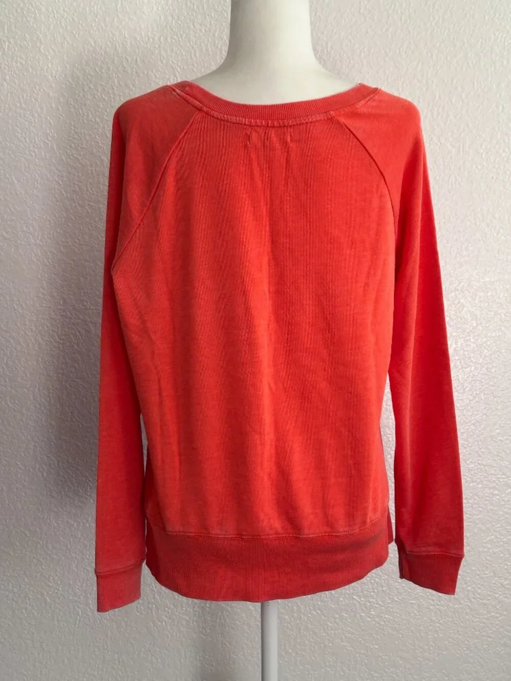Grayson Threads Pumpkin Face Sweatshirt Size Large Orange Halloween Graphic Cozy - Picture 4 of 8